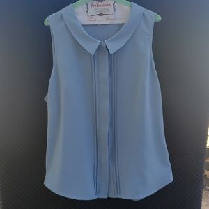 Baby Blue Modcloth Blouse w/ Peter Pan Collar